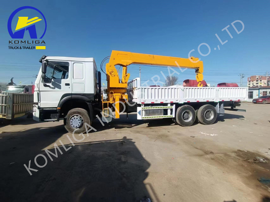 Camion de chargement Sinotruk HOWO 6X4 utilisé avec grue montée en bon état et à prix abordable