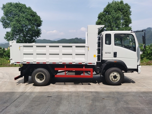 5 à 10 tonnes HOWO Mini Truck Truck de décharge avec 6 1 pneus de rechange et style de conduite LHD/Rhd