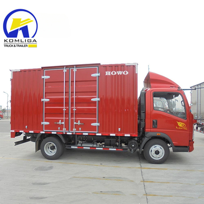 Sinotruk HOWO 4X2 camion-cargo avec transmission manuelle et capacité de réservoir de carburant de 120 litres