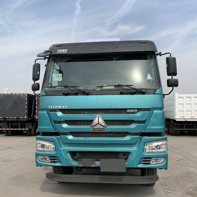 Camion chinois d'occasion certifié GCC HOWO 6X4 Camion de décharge avec bâche et pneus 1200r20