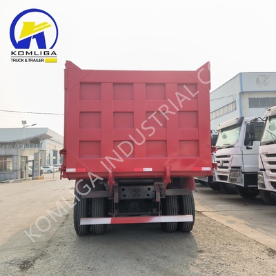Camions rouges 8X4 371 ch 375 ch 400 ch 420 ch Sinotruk Lourdes charges Tapping Tipper Dumper Second-hand Dump Truck et HOWO Truck pour le marché africain