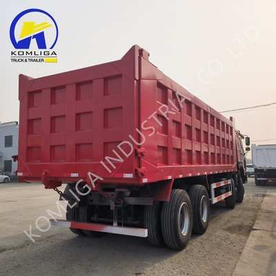 Camions rouges 8X4 371 ch 375 ch 400 ch 420 ch Sinotruk Lourdes charges Tapping Tipper Dumper Second-hand Dump Truck et HOWO Truck pour le marché africain