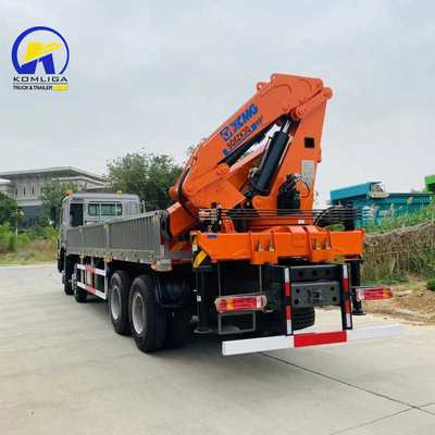 Pièces détachées techniques de support HOWO 6X4 4X2 camion de marchandises avec grue et capacité de moteur 4-6L