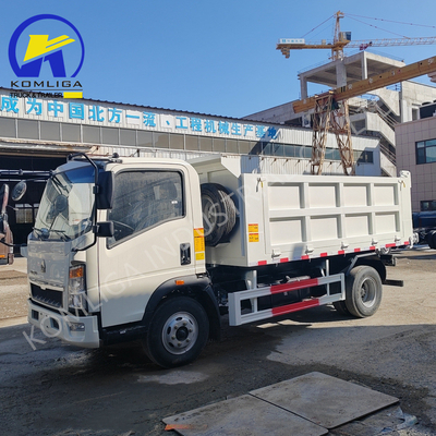 4x2 6 roues 3 tonnes 5 tonnes Mini camion de décharge avec un poids de chargement de 1 à 10 tonnes au Sénégal
