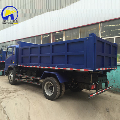 Certifié ISO 4X2 6cbm Foton / Dongfeng / Sinotruk HOWO Camion à décharge Camion à boîte