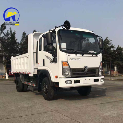 Certifié ISO 4X2 6cbm Foton / Dongfeng / Sinotruk HOWO Camion à décharge Camion à boîte