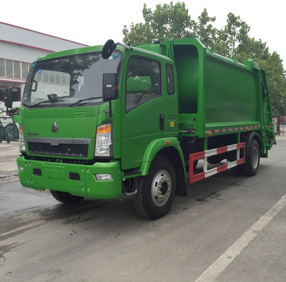 Sinotruk HOWO 4X2 Petit camion de déchets compacteur de 5 tonnes 3 tonnes avec 9726ml de déplacement