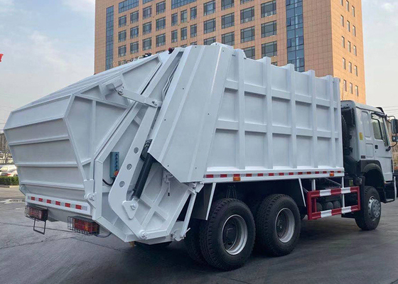 HW76 Cabine de type 6X4 10 roues camion poubelle avec capacité de charge utile 40T et système hydraulique