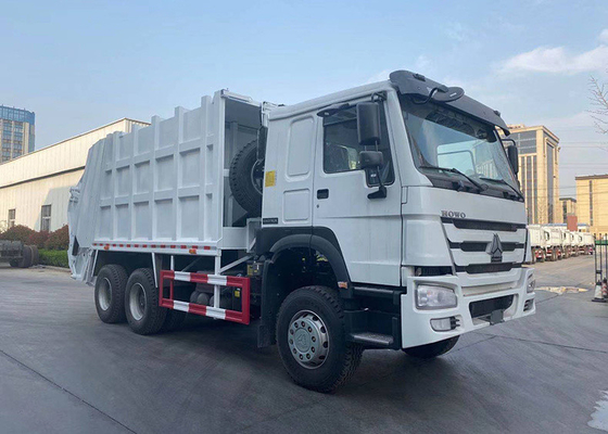 HW76 Cabine de type 6X4 10 roues camion poubelle avec capacité de charge utile 40T et système hydraulique