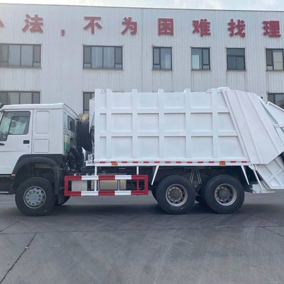 HW76 Cabine de type 6X4 10 roues camion poubelle avec capacité de charge utile 40T et système hydraulique