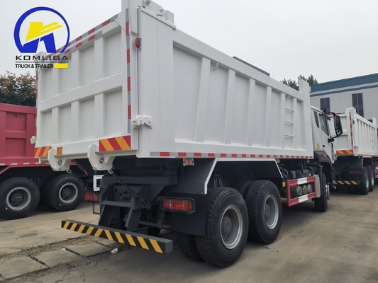 HOWO 10 roues 371 HP 6X4 à bascule Sinotruk camion de décharge d'occasion avec pneus radiaux 1200r20