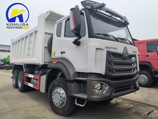 HOWO 10 roues 371 HP 6X4 à bascule Sinotruk camion de décharge d'occasion avec pneus radiaux 1200r20