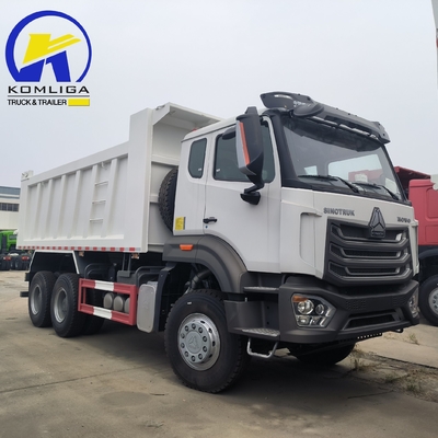 HOWO 10 roues 371 HP 6X4 à bascule Sinotruk camion de décharge d'occasion avec pneus radiaux 1200r20