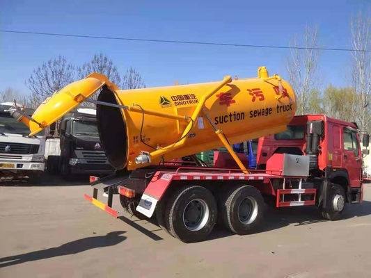 Sinotruk HOWO 6X4 371HP 336HP Pompes septiques usagées