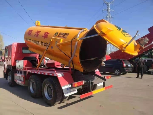Fuel diesel Sinotruk HOWO 10 roues 6X4 371HP 20cbm camion-citerne septique pour vos besoins