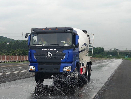 Demande personnalisée de seconde main Shacman 8/9/10m3 Used Béton Mixer Truck avec pompe