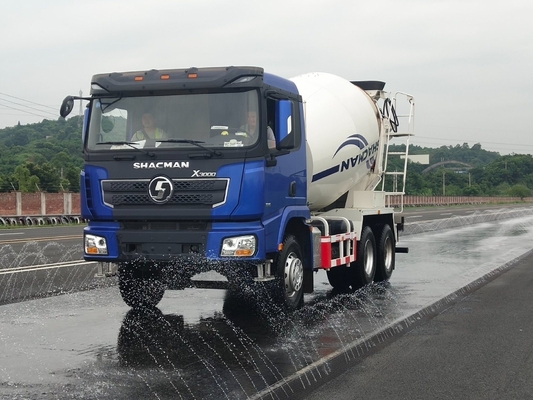 Demande personnalisée de seconde main Shacman 8/9/10m3 Used Béton Mixer Truck avec pompe