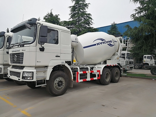 Demande personnalisée de seconde main Shacman 8/9/10m3 Used Béton Mixer Truck avec pompe