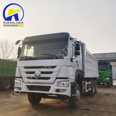 Un couchage avec climatiseur Sinotruk HOWO 10 roues 371HP camion décharge 21-30t capacité de charge