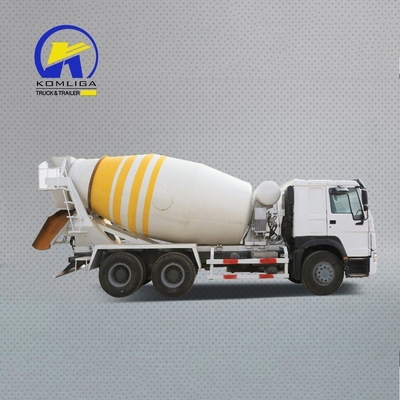 Mixeur de béton de camion d'occasion 2019 avec cabine climatisée et 9 cylindres