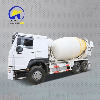 Mixeur de béton de camion d'occasion 2019 avec cabine climatisée et 9 cylindres