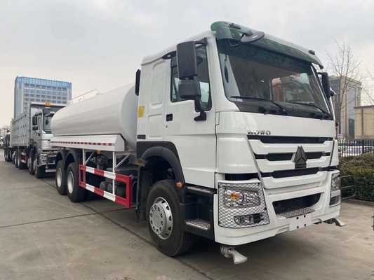 371HP 6X4 20000L 25000L camion réservoir d'eau avec Zf8118 direction et transmission Pto