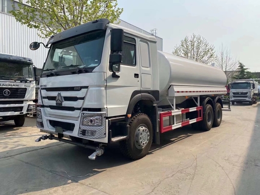 371HP 6X4 20000L 25000L camion réservoir d'eau avec Zf8118 direction et transmission Pto