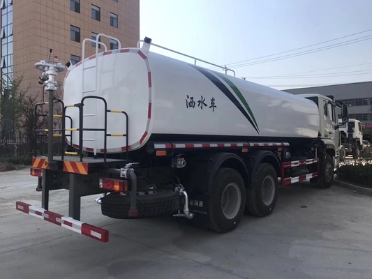 371HP 6X4 20000L 25000L camion réservoir d'eau avec Zf8118 direction et transmission Pto