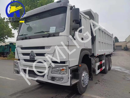 Sinotruck utilisé HOWO 6X4 371HP Dumpper à bascule avec axe avant 9 tonnes de capacité de chargement