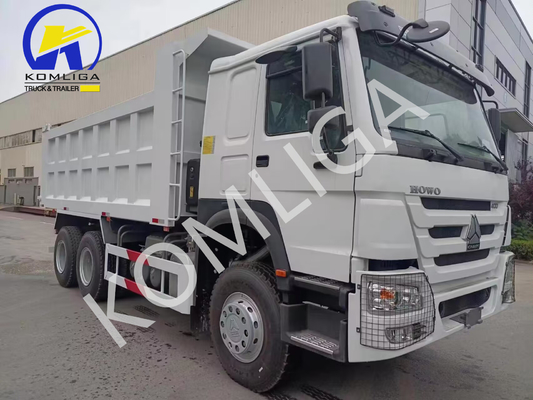 Sinotruck utilisé HOWO 6X4 371HP Dumpper à bascule avec axe avant 9 tonnes de capacité de chargement