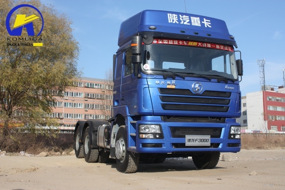 Shacman F3000 6X4 à 10 roues, demi-remorque à tête de roue, premier déménageur 375HP, certification GCC