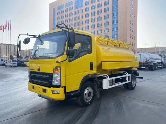 6 roues 4X2 mini-camion réservoir d'huile avec HW76 cabine un dormeur dimension de certification ECE