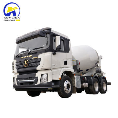 Shacman 6X4 camion mélangeur de béton avec haute performance et remontage hydraulique à bascule ventrale