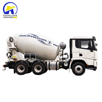 Shacman 6X4 camion mélangeur de béton avec haute performance et remontage hydraulique à bascule ventrale