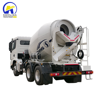 Shacman 6X4 camion mélangeur de béton avec haute performance et remontage hydraulique à bascule ventrale