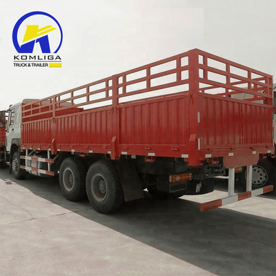 Sinotruck HOWO Camion à rames à clôture à 10 roues 6X4 Dolly Full Side Wall Board Camion à conteneurs
