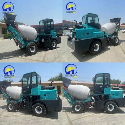6x4 auto-chargement de béton de camion mélangeur avec 371 HP puissance et mélangeur hydraulique machine