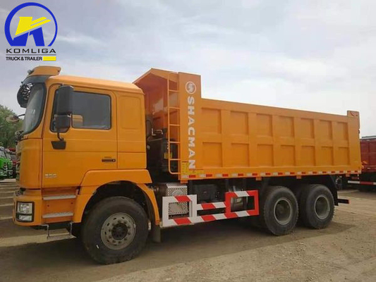 Un couchage avec cabine A / C Shacman 6X4 10 roues 371HP Mini-Tipper Dumper camion de décharge d'occasion