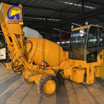 Auto-chargement 1,5m3 2m3 mélangeur de béton hydraulique diesel pour la construction lourde