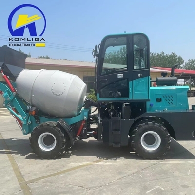 Auto-chargement 1,5m3 2m3 mélangeur de béton hydraulique diesel pour la construction lourde