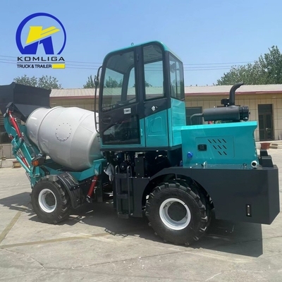 Auto-chargement 1,5m3 2m3 mélangeur de béton hydraulique diesel pour la construction lourde