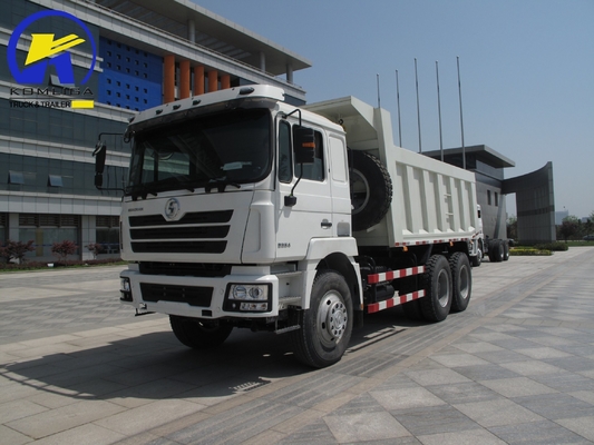 375 chevaux Shacman à faible kilométrage 6X4 10 roues Mining Tipper Tipping Dumper camion à ordures d'occasion