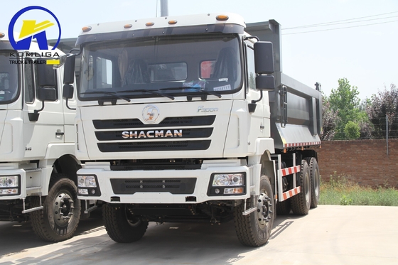 375 chevaux Shacman à faible kilométrage 6X4 10 roues Mining Tipper Tipping Dumper camion à ordures d'occasion