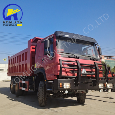 6X4 20-30 tonnes lourds 3 essieux 10 roues Sinotruk HOWO camion de décharge avec cabine Hw76