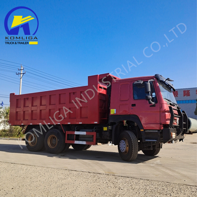 6X4 20-30 tonnes lourds 3 essieux 10 roues Sinotruk HOWO camion de décharge avec cabine Hw76