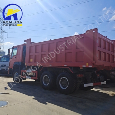 6X4 20-30 tonnes lourds 3 essieux 10 roues Sinotruk HOWO camion de décharge d'occasion avec 371 ch