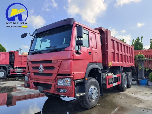 6X4 20-30 tonnes lourds 3 essieux 10 roues Sinotruk HOWO camion de décharge d'occasion avec 371 ch