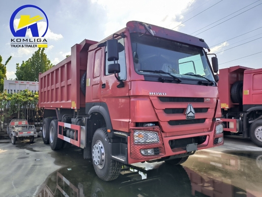 6X4 20-30 tonnes lourds 3 essieux 10 roues Sinotruk HOWO camion de décharge d'occasion avec 371 ch