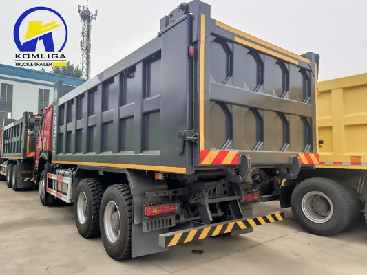 Bas kilométrage 6X4 20-30 tonnes lourd 3 essieux 10 roues Sinotruk HOWO camion de décharge d'occasion
