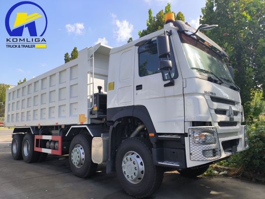 Camion à décharge d'occasion 371 ch 380 ch 400 ch 40 tonnes Sinotruk HOWO Camion à décharge 8x4 12 roues